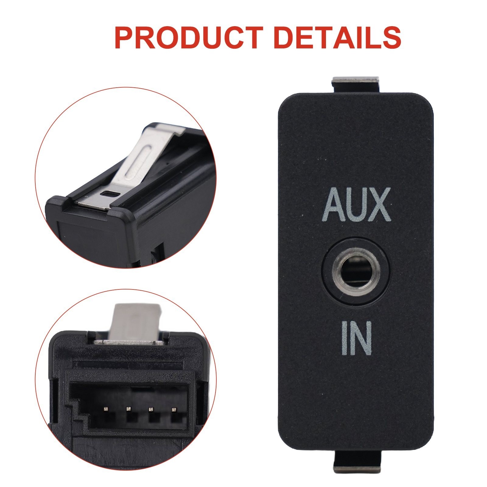 Quick and Easy to Use Audio Socket for BMW E60 E61 E81 E87 E90 X3 X5 SERIES