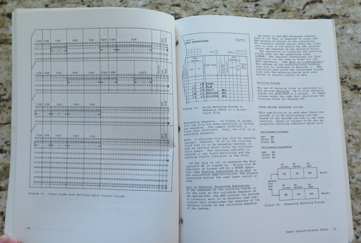 Vintage IBM System / 360 Operating System / RPG Language Dated 1968 / 1969