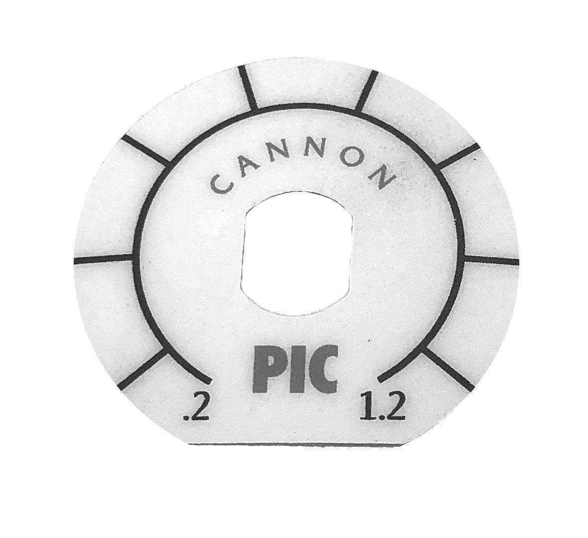 Cannon Downrigger Part - DECAL - PIC KNOB DIAL MAG 20 DT/TS - 3395701