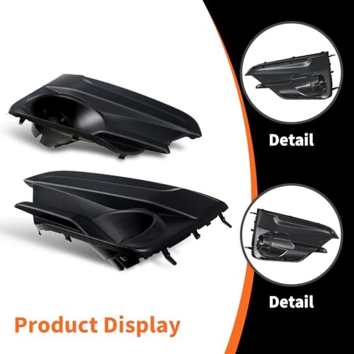 Front Left Right Bumper Fog Light Cover Bezel Compatible with Impreza 2017