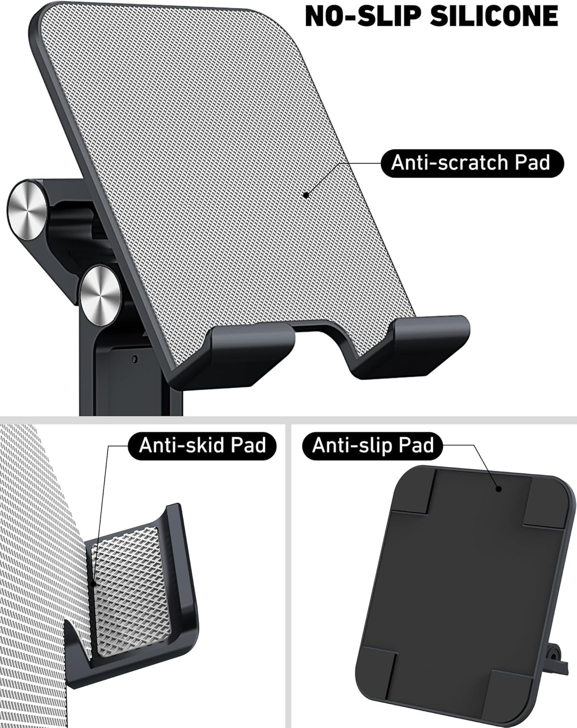 Ipad Stand for Desk - Adjustable Foldable Tablet Stand Holder for Ipad Accessori