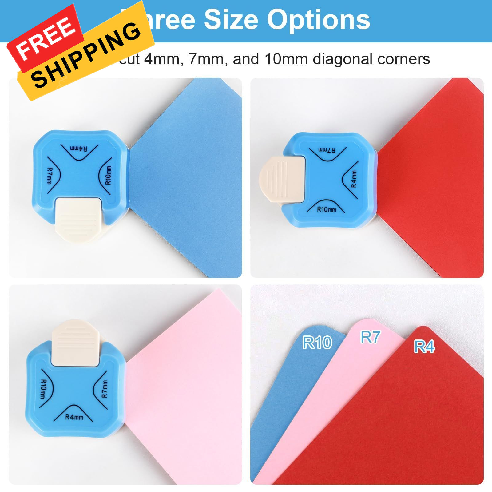 Paper Corner Rounder Punch, Punch Cutter for Blue