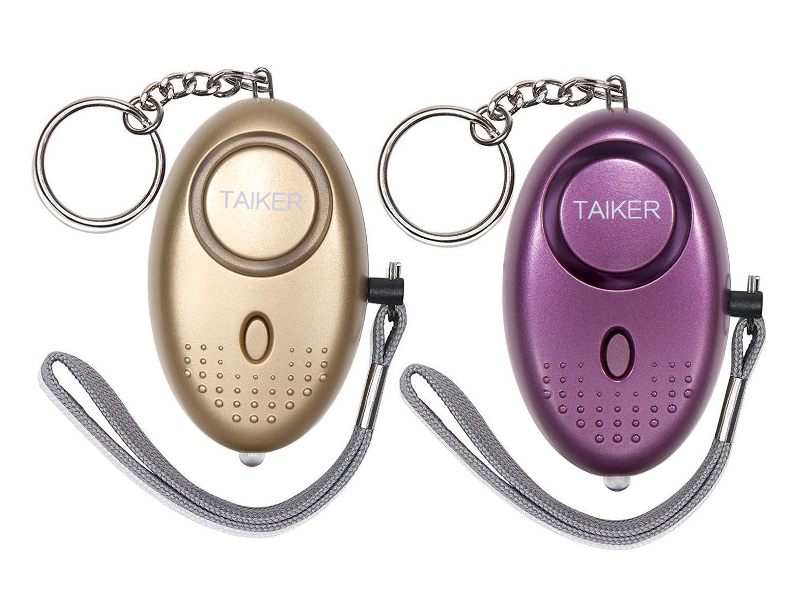 Personal Alarm for Women 140DB Emergency Self-Defense Security Gold & Purple