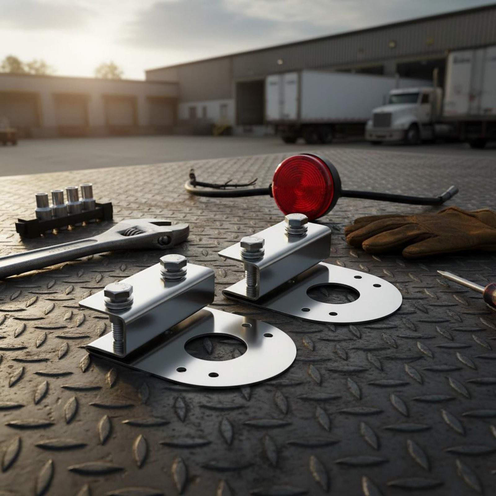 2 Pieces Watermelon Light Bracket Easy Installation for Trailers