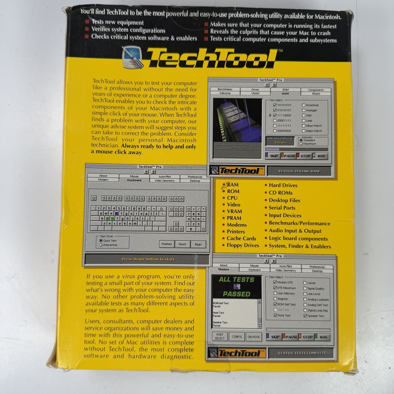 Micromat TechTool Pro 2 Mac OS System 7+ Diagnostics Utility Software Floppy