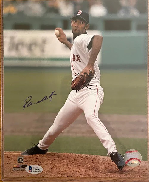 Ramon Martinez Autographed 8x10 Photo Beckett COA Red Sox
