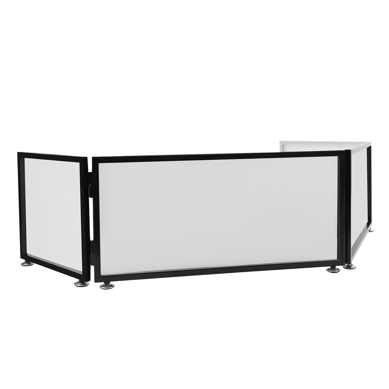 Portable Event Facade 4 Sections Tabletop DJ Booth Foldable Cover Screen] US HOT