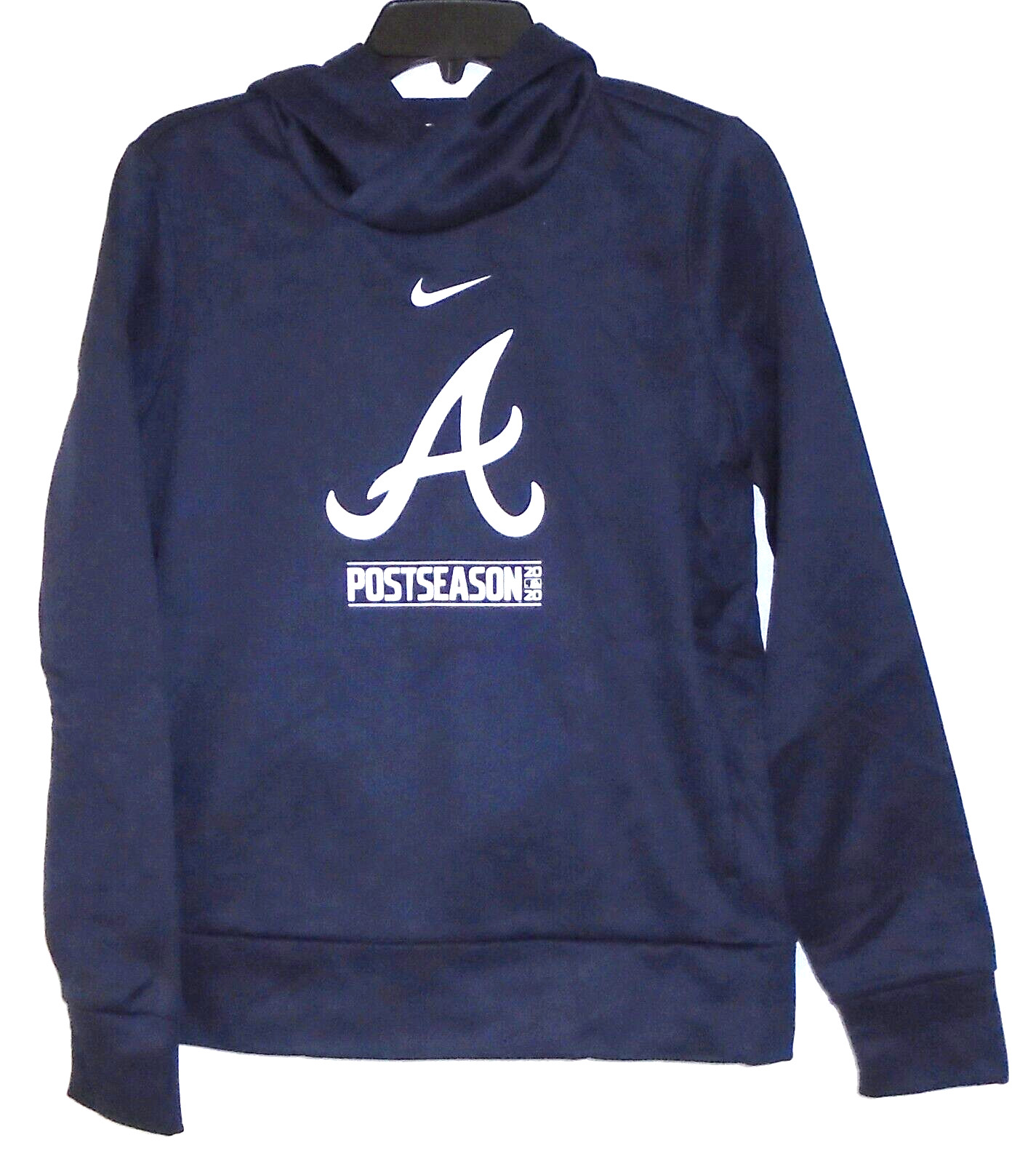 New Nike Atlanta Braves Postseason 2020 Women's Hooded Hoodie Sweatshirt, Medium