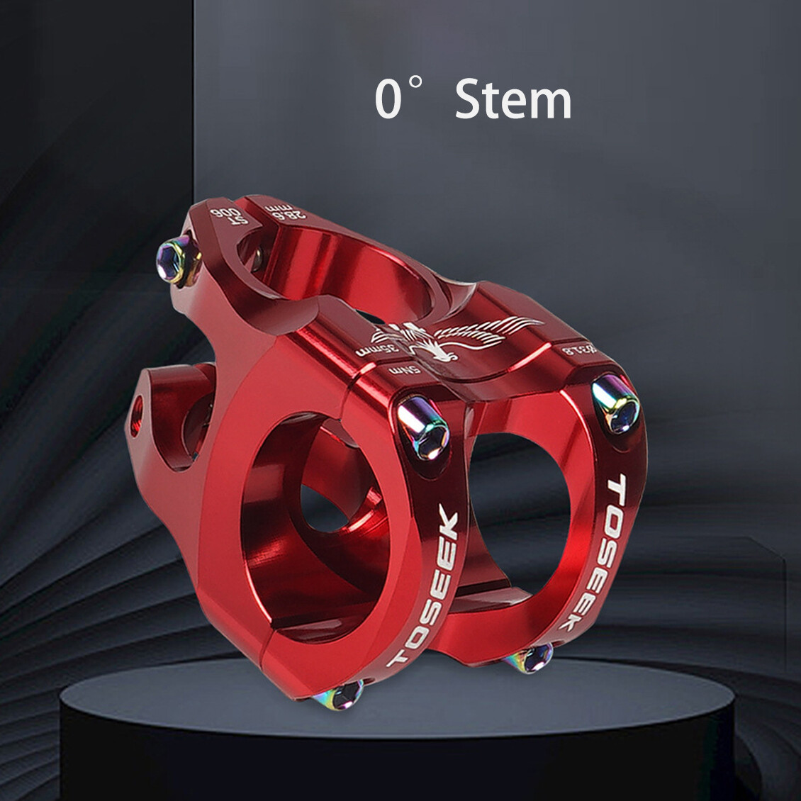 Aluminum Alloy Bicycle Stem MTB Cycling Road Mountain Bike Handlebar Stem 0°35mm