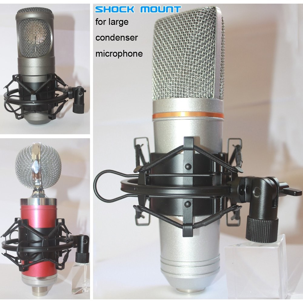 Weymic Black Universal Microphone Shock Mount for Large Diameter Diameter 48-...