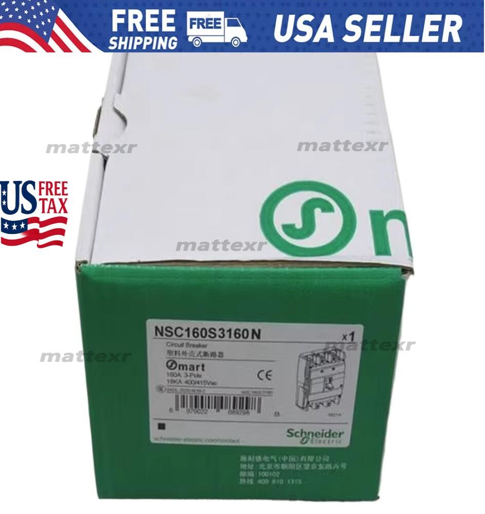 1pcs NEW SCHNEIDER NSC160S3160N Molded Case Circuit Breaker US Free TAX