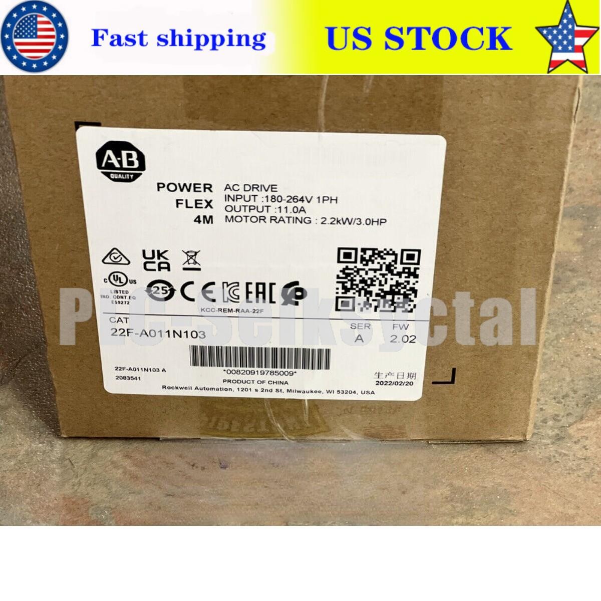 AB 22F-A011N103 AC Drive New Factory Sealed 22F-A011N103 Fast Ship US Free Tax