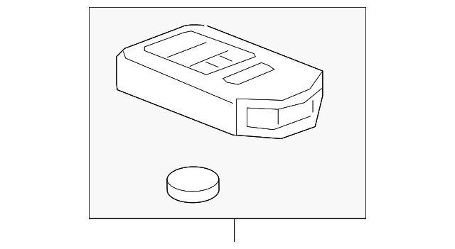 Genuine Honda Keyless Entry Transmitter 72147-TG7-AB1