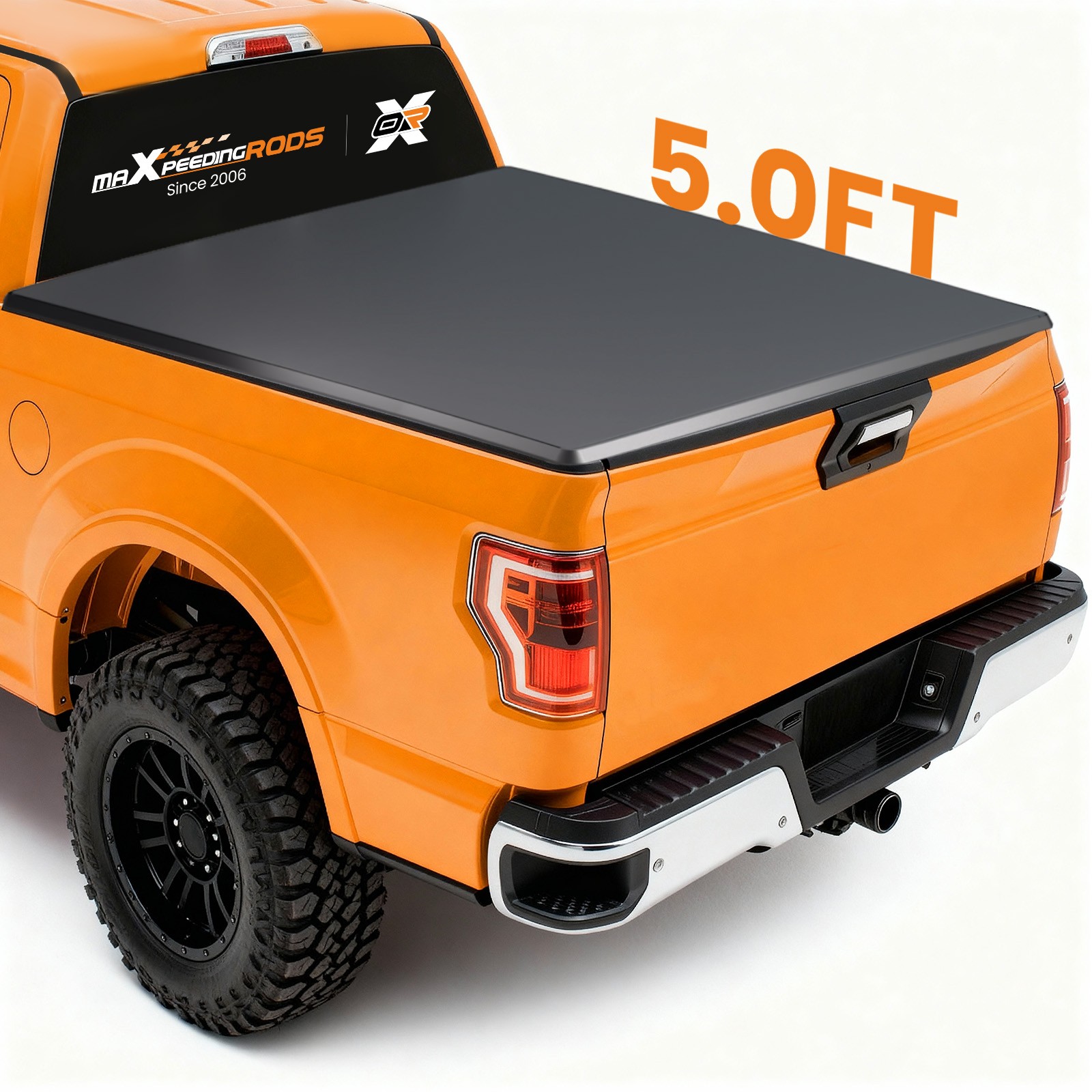 5.2ft Roll-Up Truck Bed Tonneau Cover for Chevy Colorado 15-2026 Soft  W/ Lamp