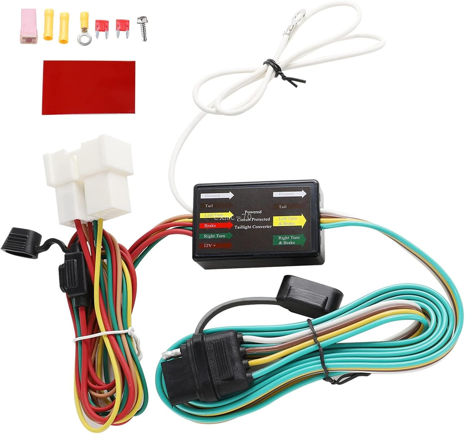 56291 T-CONNECTOR WIRING HARNESS FOR 2016-2022 HONDA PILOT TRAILER TOW HITCH