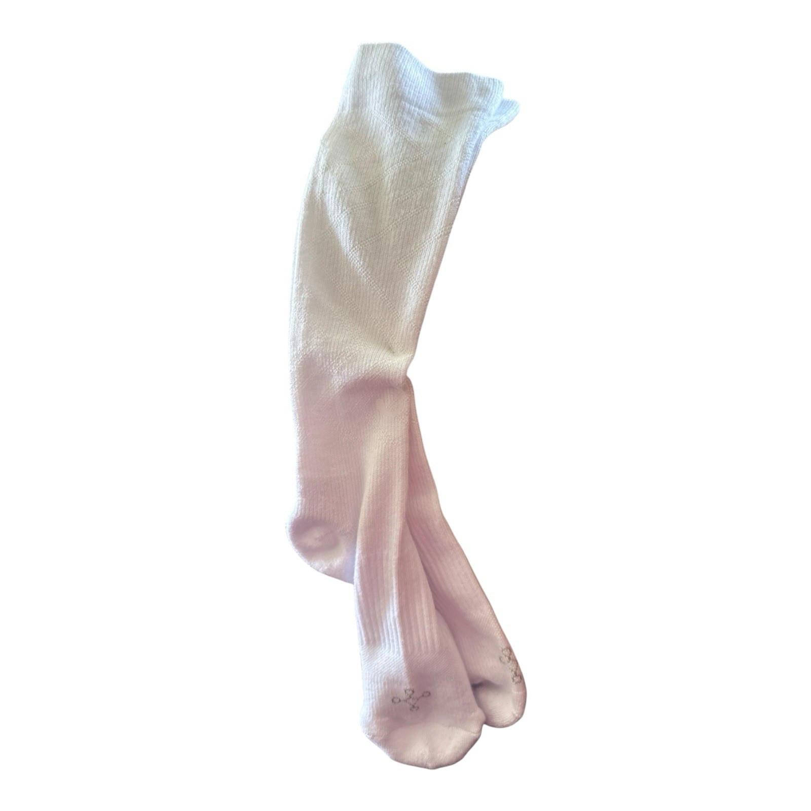 White Athletic Compression Socks - Womens Medium Secure Compression