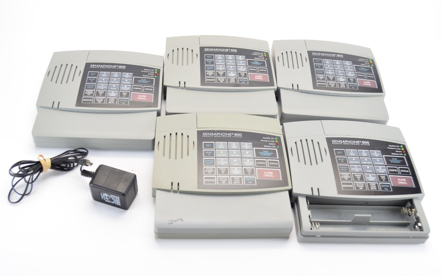 Lot of 5 Sensaphone 400 And 800 Remote Monitoring System 1 power supply - PARTS