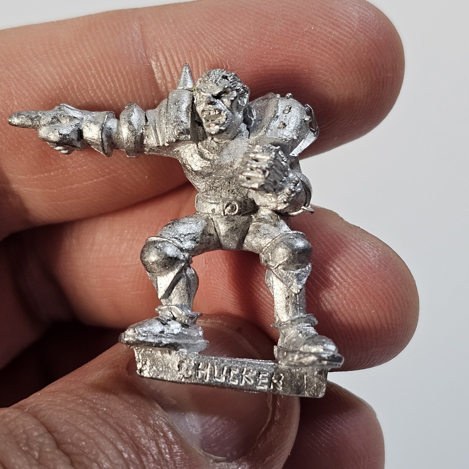40k Blood Bowl HUMAN TEAM CHUCKER Metal 1987  2nd Edition oldhammer citadel