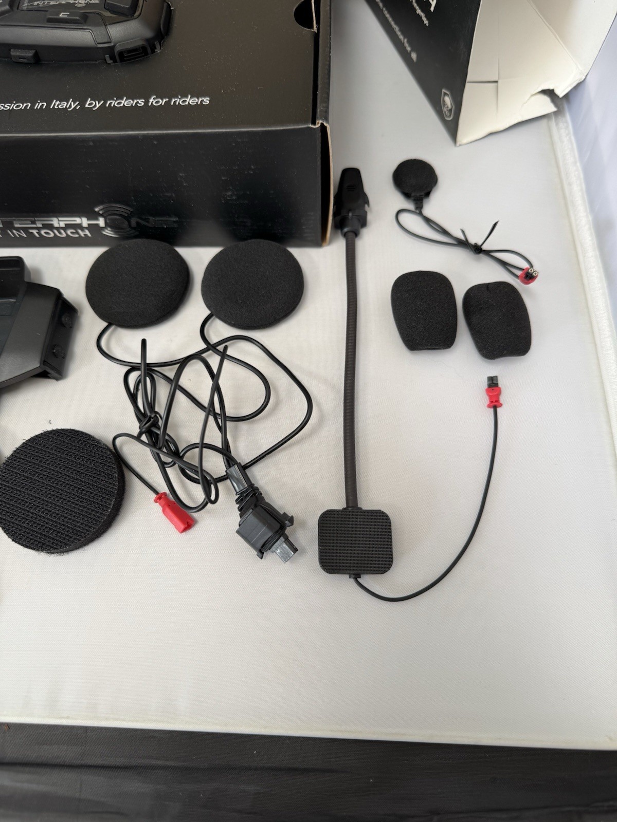 Interphone U COM 8R Motorbike Mesh Bluetooth Intercommunication System Black