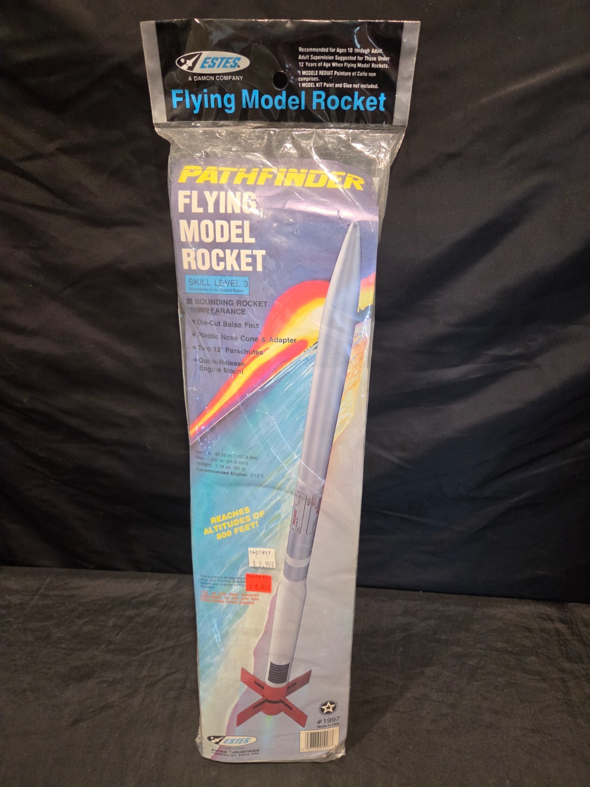 Estes Pathfinder Flying Model Rocket Skill Level 3 EST 1997