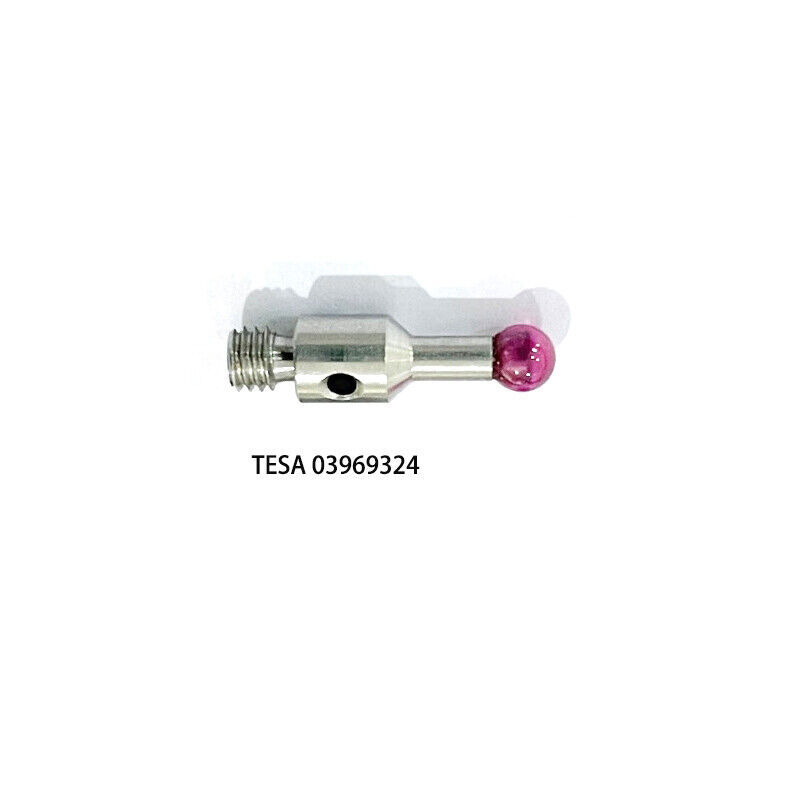 CMM Machine Touch Probe Stylus Ceramic Stem M3 Thread 6mm Ruby Ball Length 10mm