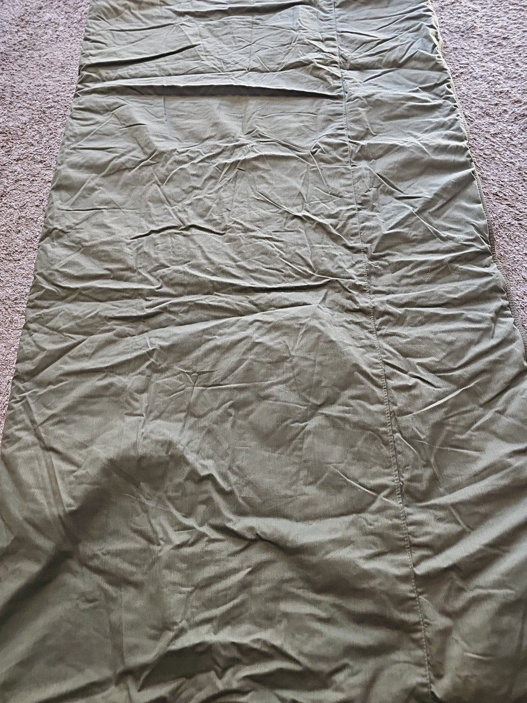 US Military Extreme Cold Weather Sleeping Bag With Padded Hood Army OD Green