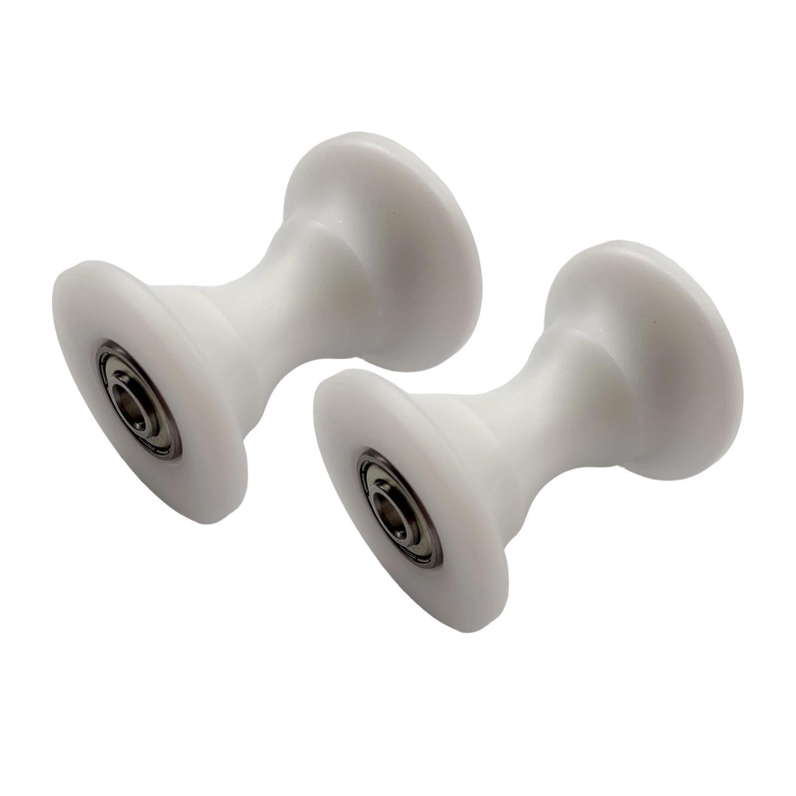 2 Pieces Rowing Machine Bearing Wheels Rollers Wear Resistant Easy Installation