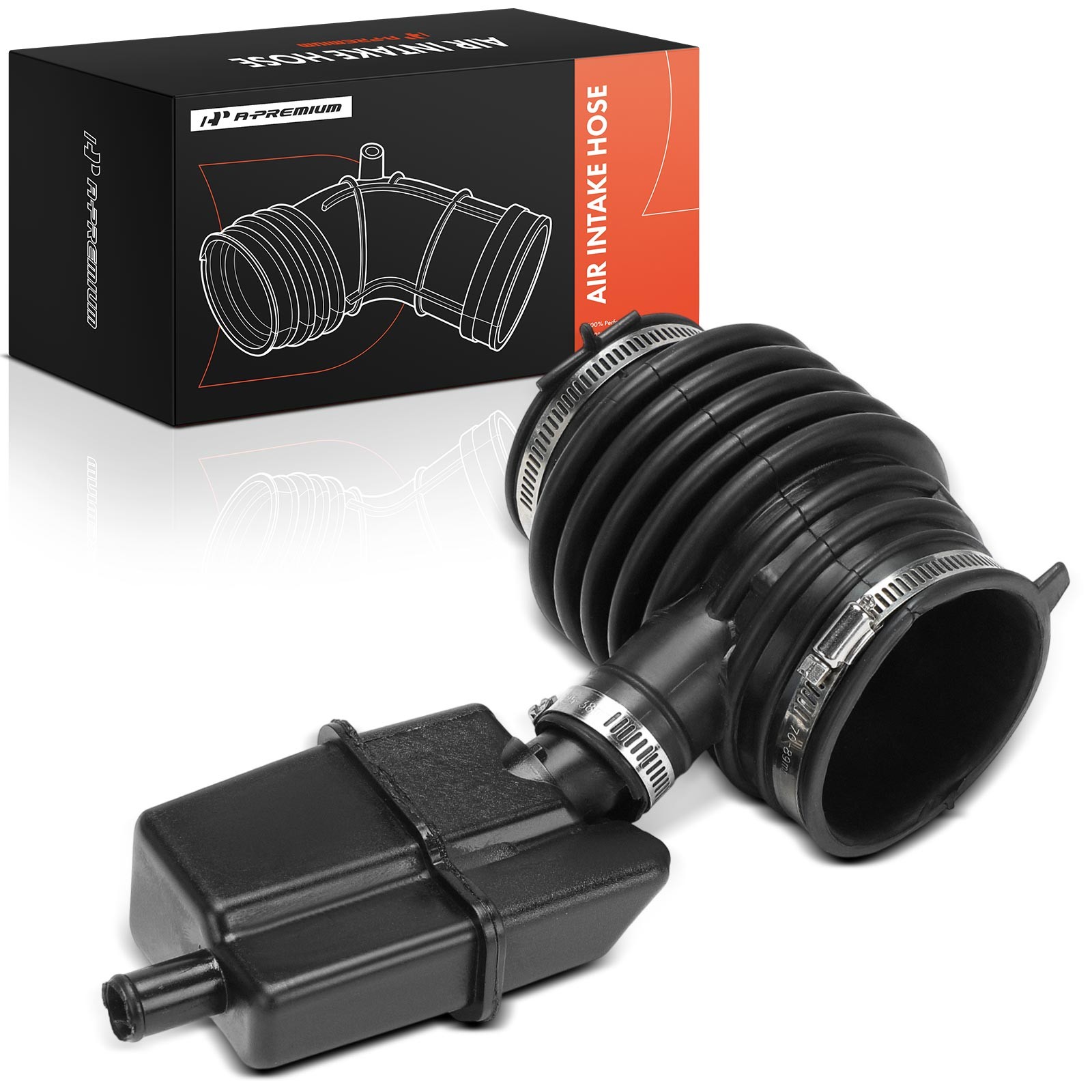 A-Premium Engine Air Intake Hose with Hose Clamps for Nissan Altima 07-18 3.5L