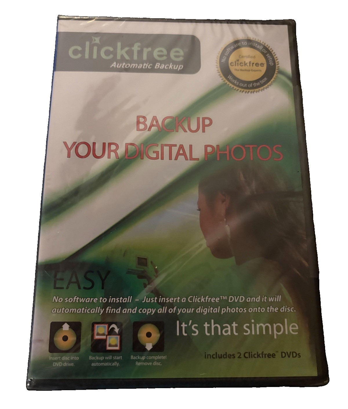 ClickFree Automatic Backup for Digital Photos- Windows XP, Windows VISTA & 2000