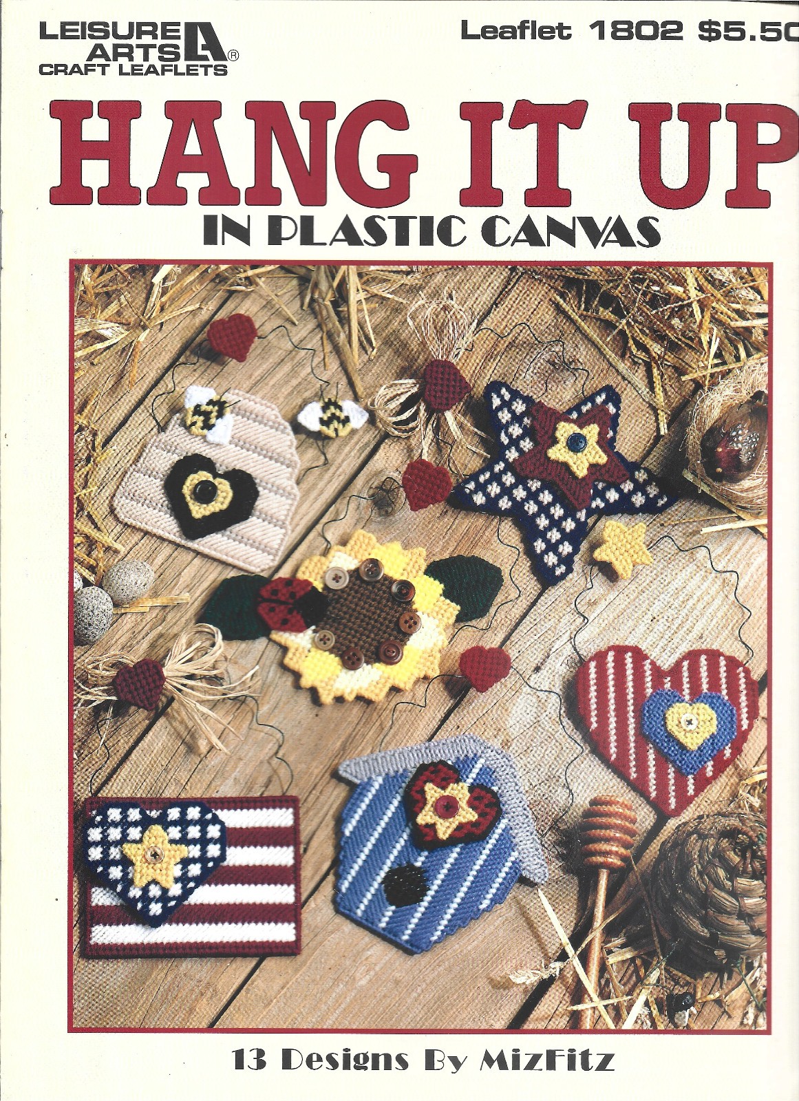 Hang It Up In Plastic Canvas Pattern Leaflet 1802 Leisure Arts