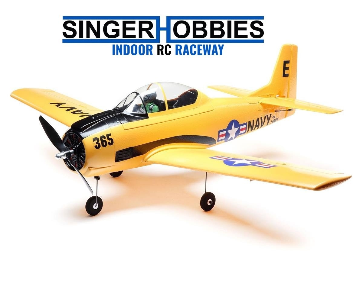 E-Flite EFL08250 T-28 Trojan BNF Basic Electric Airplane (1118mm) w/AS3X & SAFE