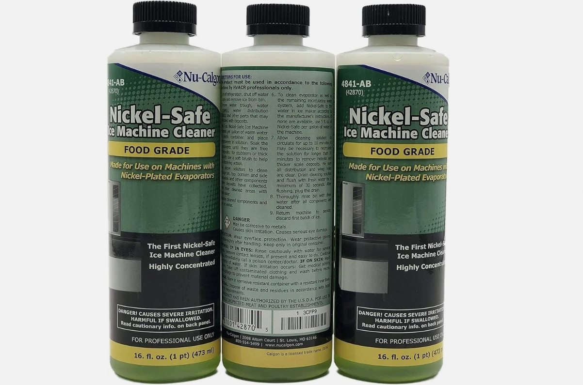 Nu-Calgon 4287-34 Nickel Safe Ice Machine Cleaner 16 oz Food Grade Manitowoc