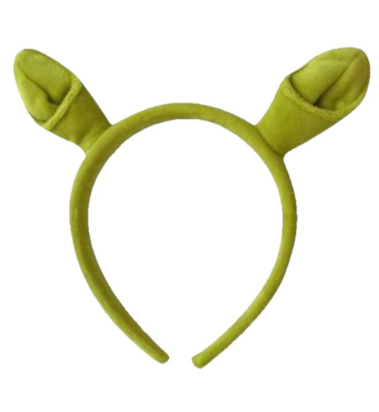 PRINCESS GREEN EARS HEADBAND  ADULT , CHILD HALLOWEEN PARTY COSPLAY DRESS UP