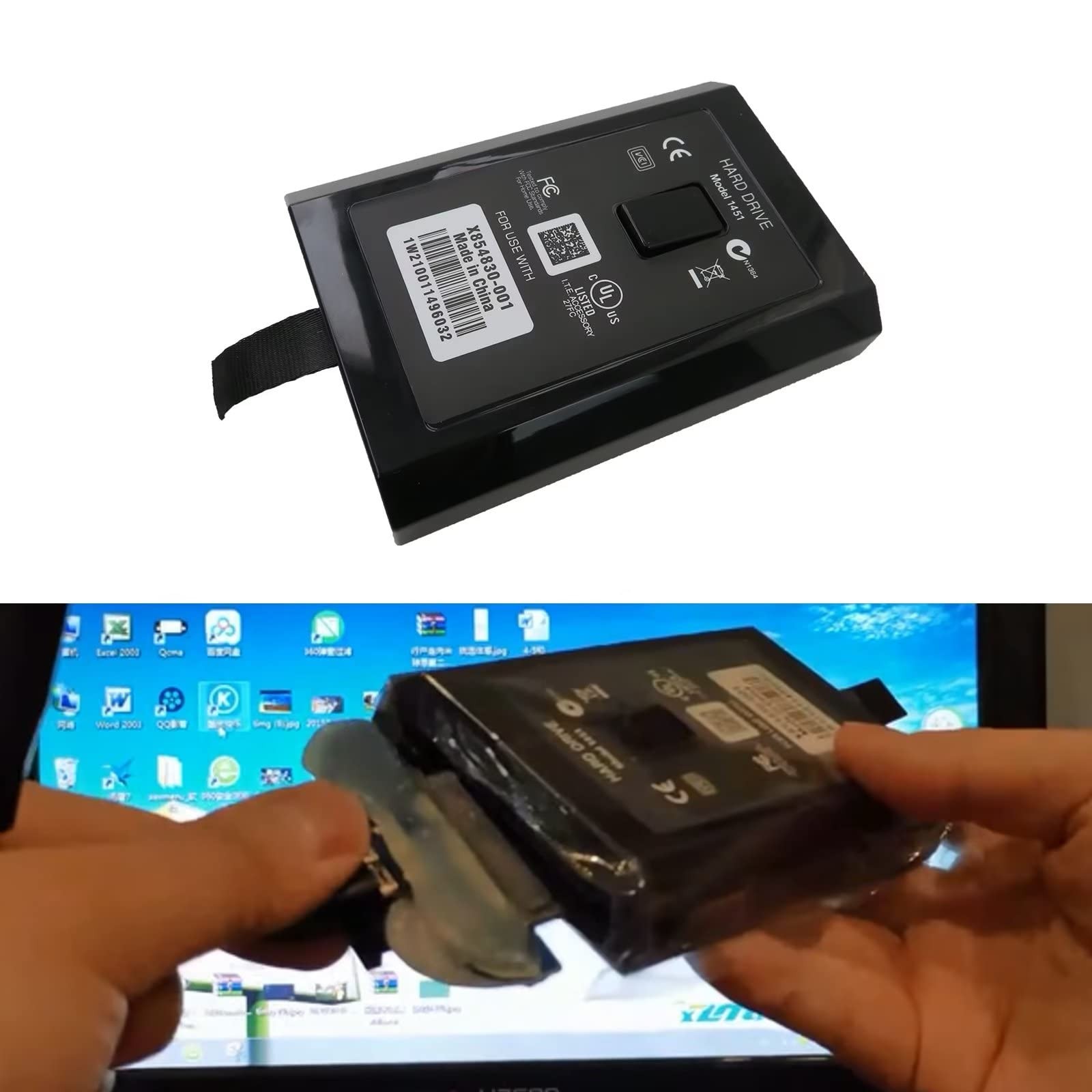 Replacement Hard Drive for Xbox 360 Model E 500GB