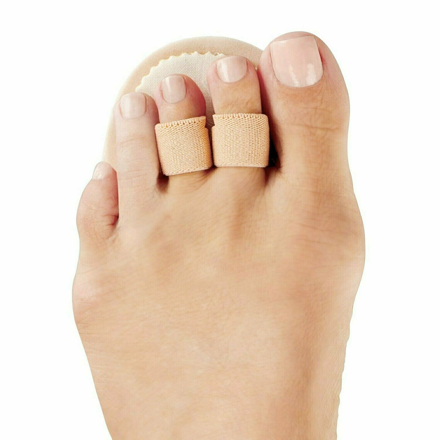 Double Toe Straightener Separator for Crooked, Hammer Toe, Overlapping Toes
