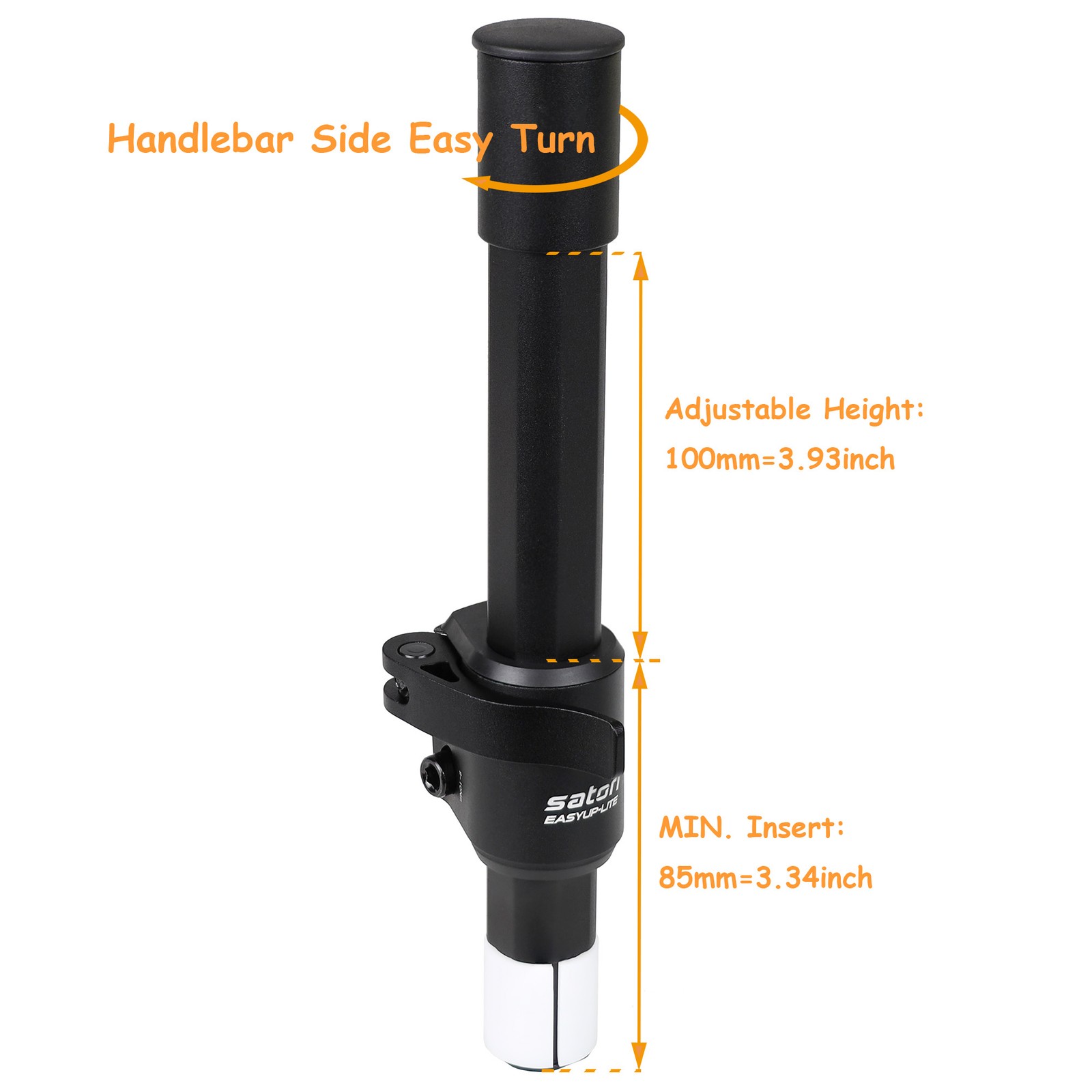 SATORI EASYUP LITE Adjustable Bicycle Handlebar Extender Height Riser 1-1/8"