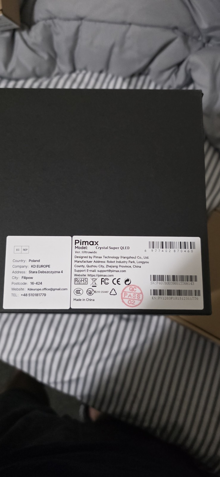 Pimax Crystal Super Ultrawide QLED VR Headset