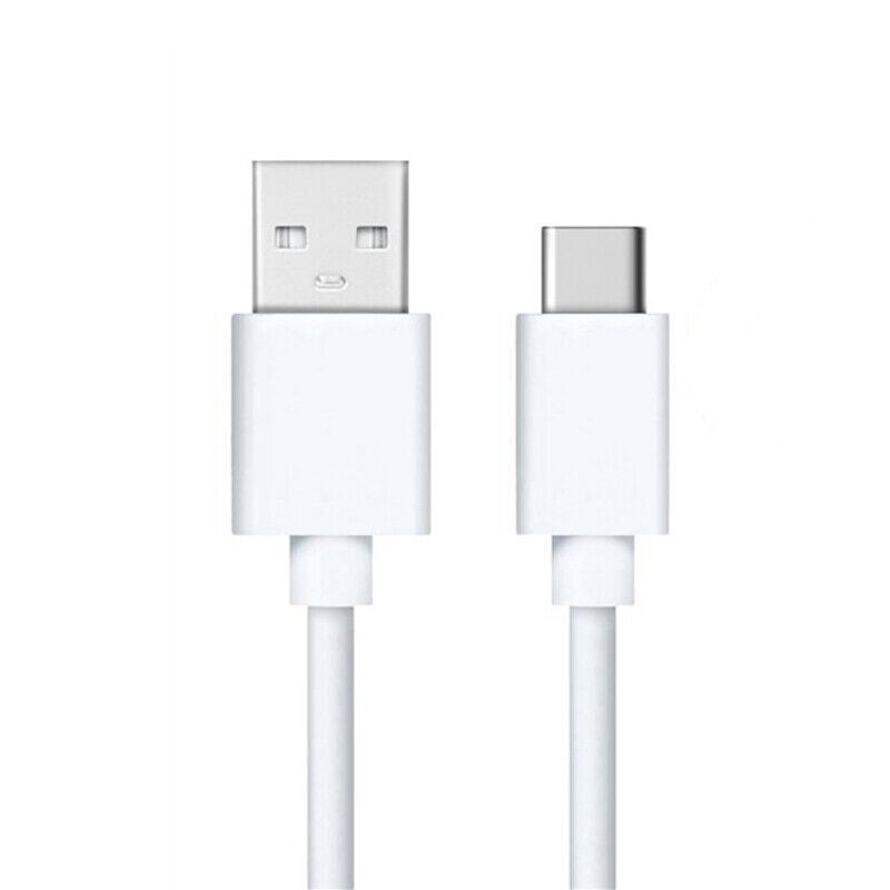 100Pcs USB-C to USB-A White Charging Data Cable Fast Charging Charger Cord Cable