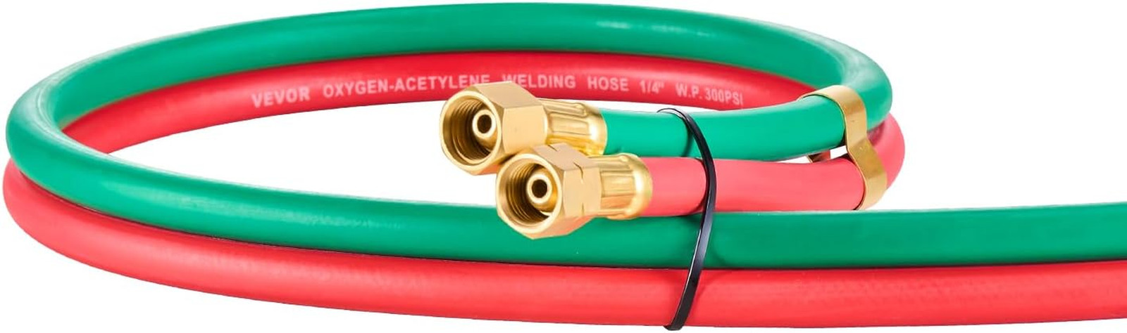 Oxygen Acetylene Hose, 1/4-Inch X 50FT Oxy Acetylene Hose with 9/16"-18 LH/RH B