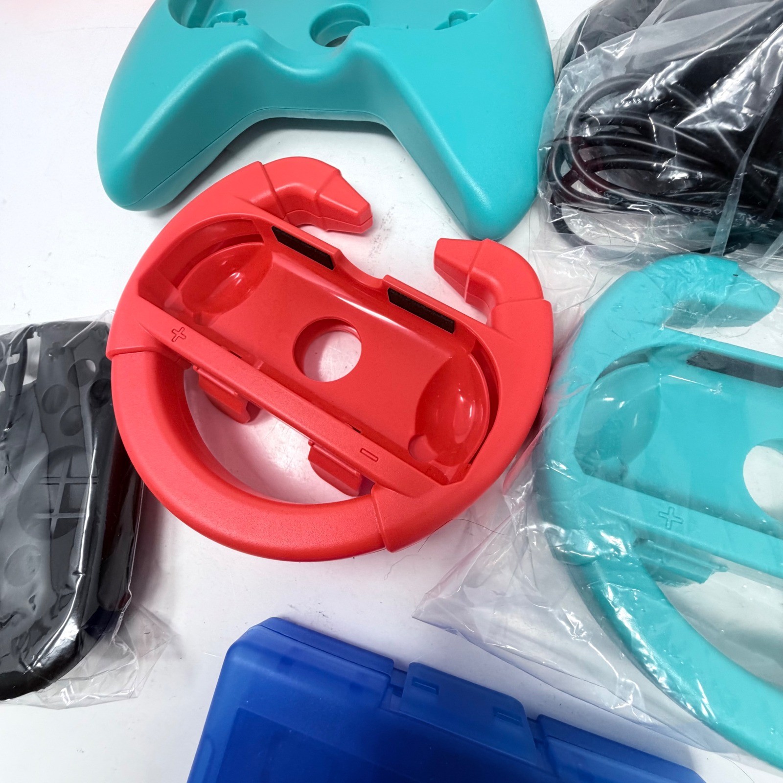 Unbranded Accessory Bundle Nintendo Switch One Size Multicolor Cases Wheels Caps
