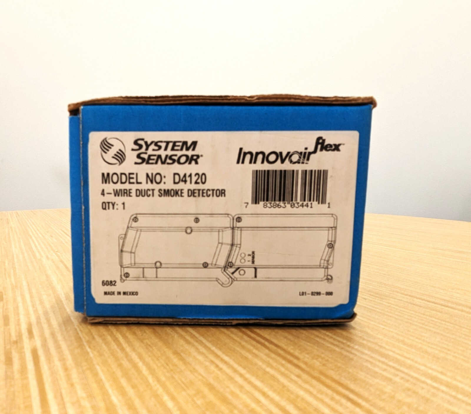 System Sensor D4120 4 Wire Photoelectric Duct Smoke Detector