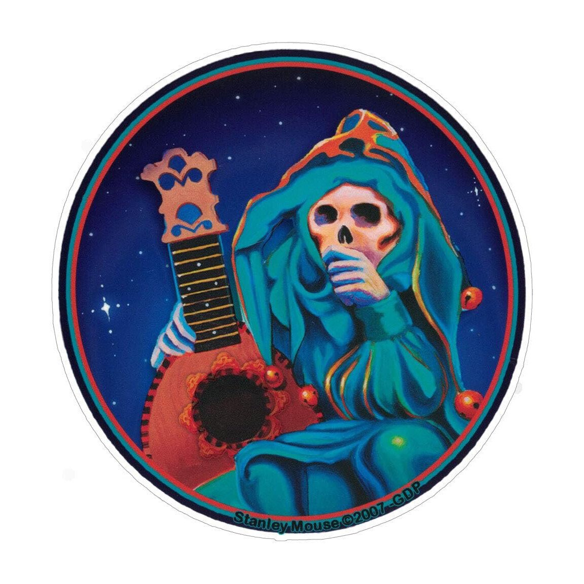 Grateful Dead Jester Sticker