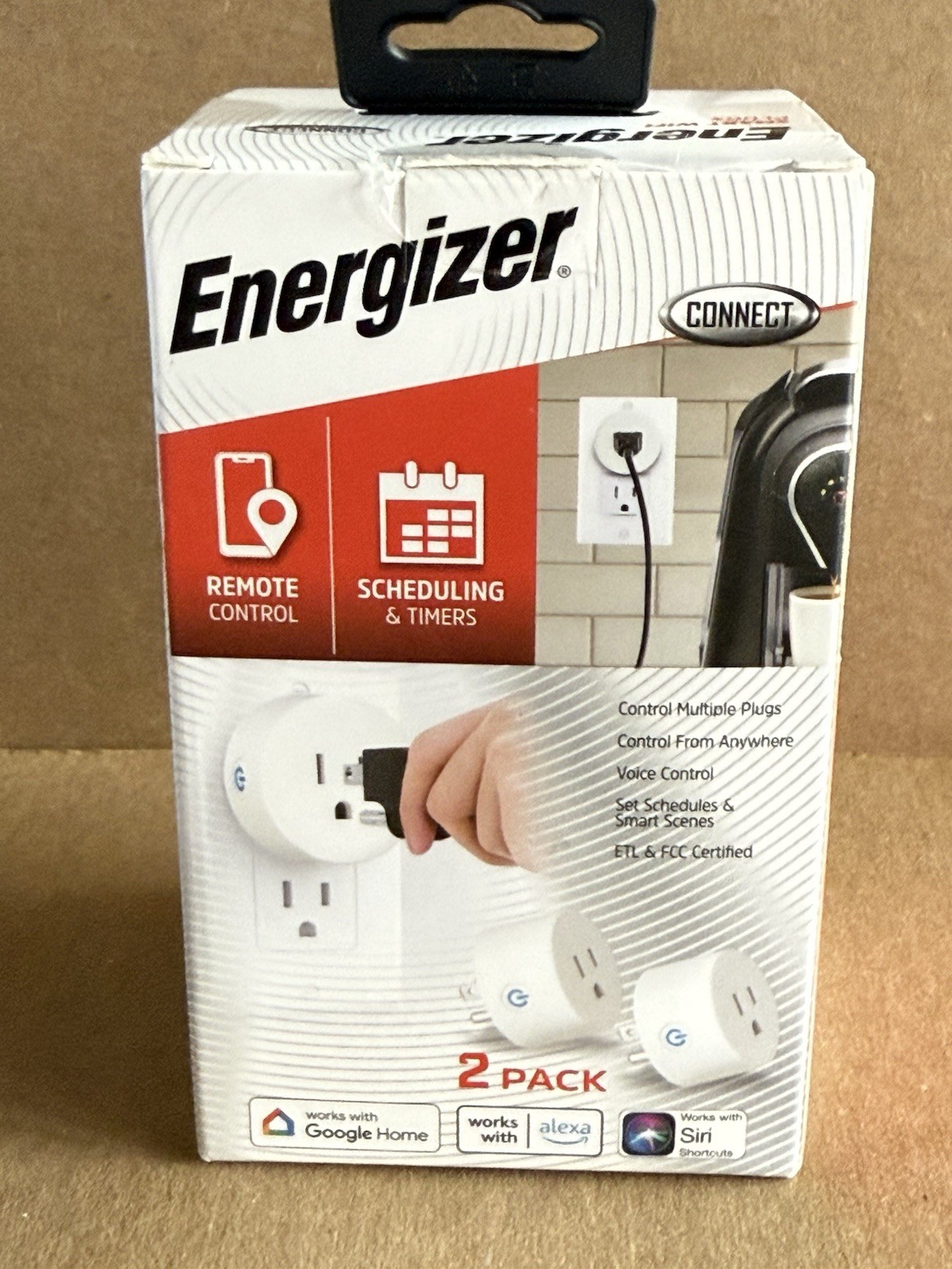 Energizer Smart WiFi Plugs 2 Pack New & Sealed