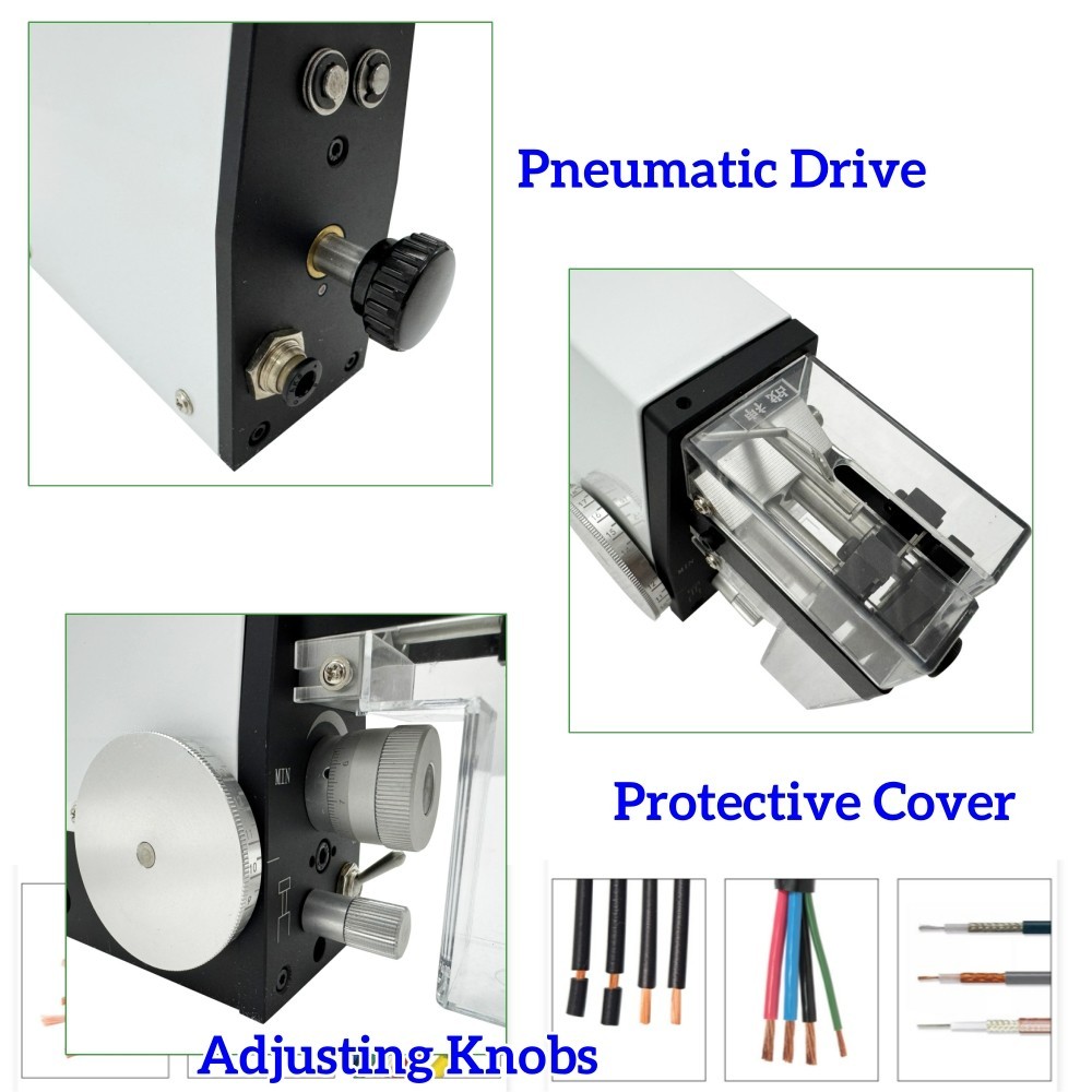 Induction Pneumatic Peeling Machine Wire Stripping Machine Precision Cable Strip