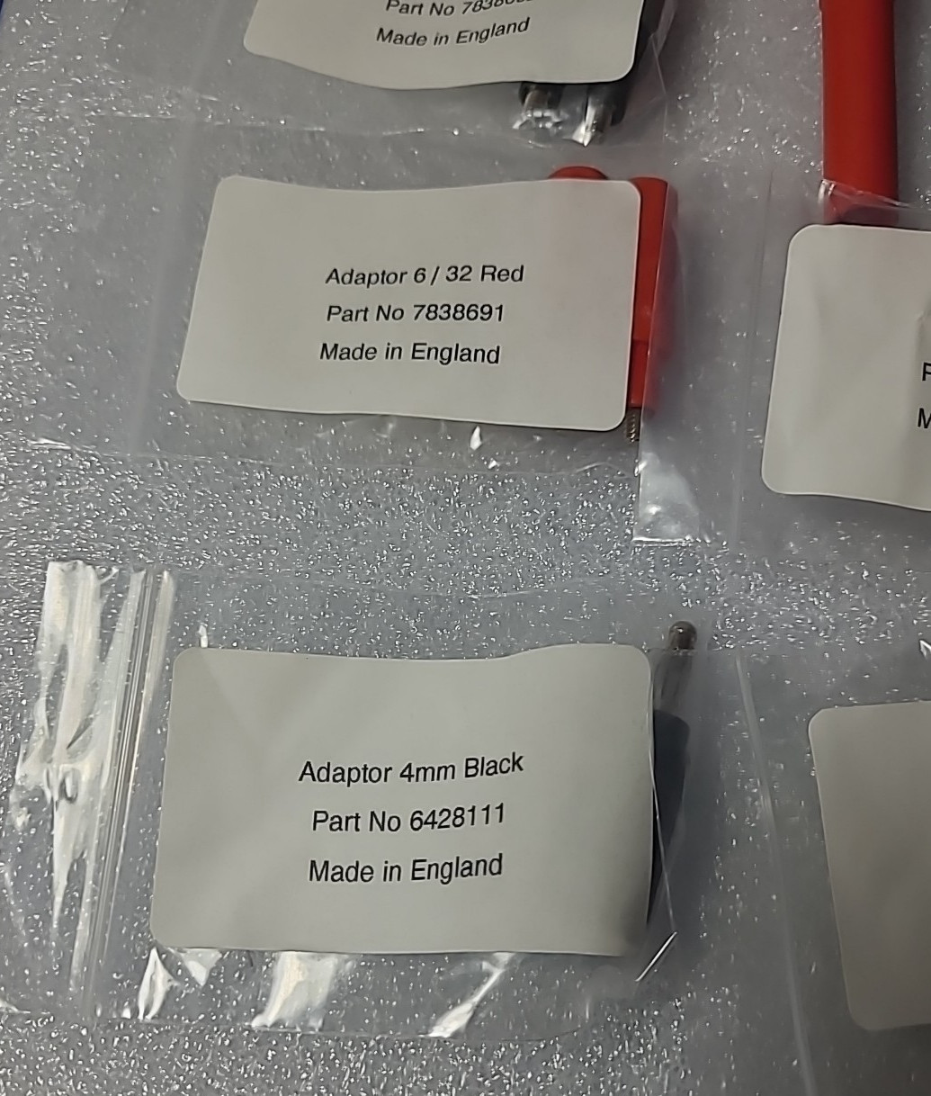 IBM Meter Lead Set Part No 6428104 - 15 Pcs Plus Pouch