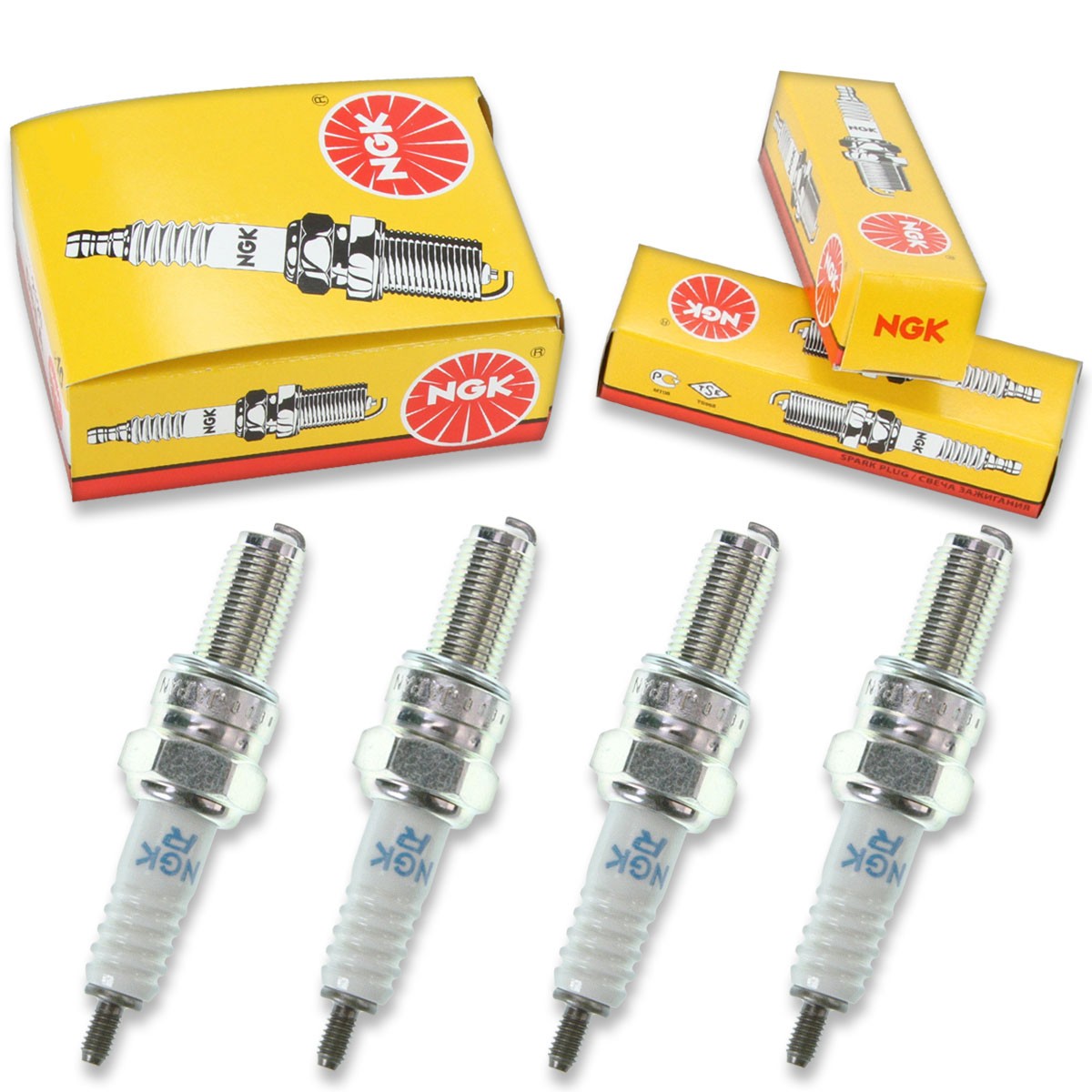 4pcs 2008 Arctic Cat 700 EFI 4x4 Auto TRV Cruiser NGK Standard Spark Plugs rr