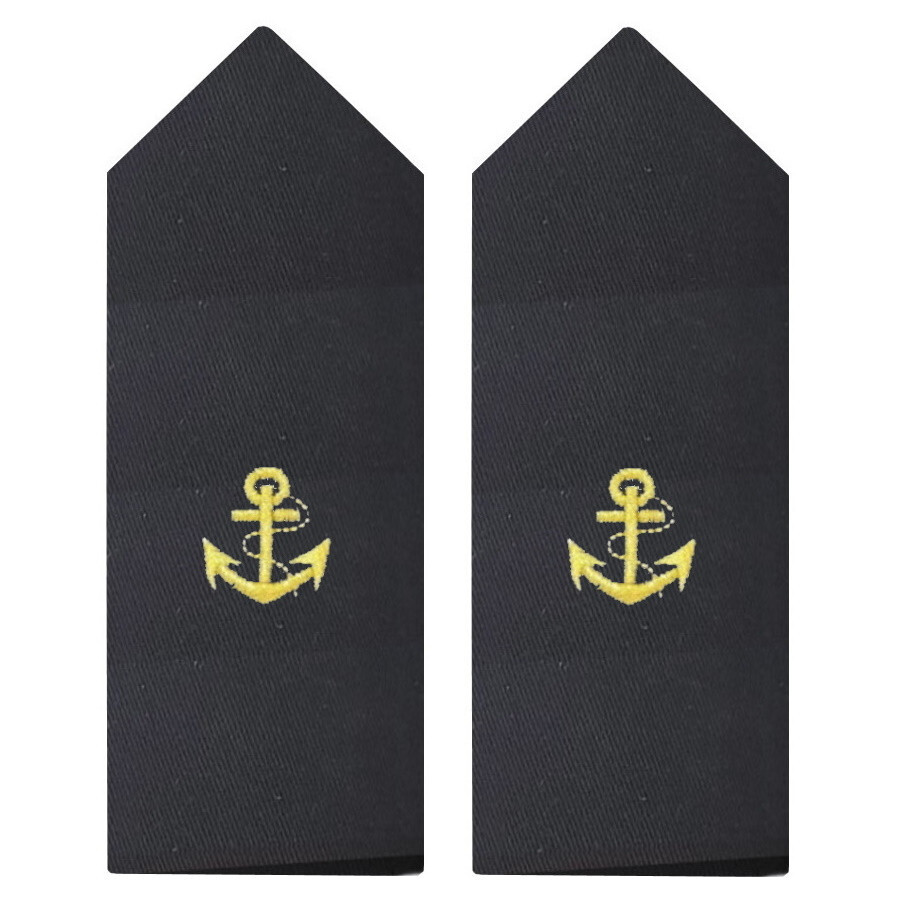 BuyStripes Mate Uniform  Hardboard Epaulets Gold Anchor