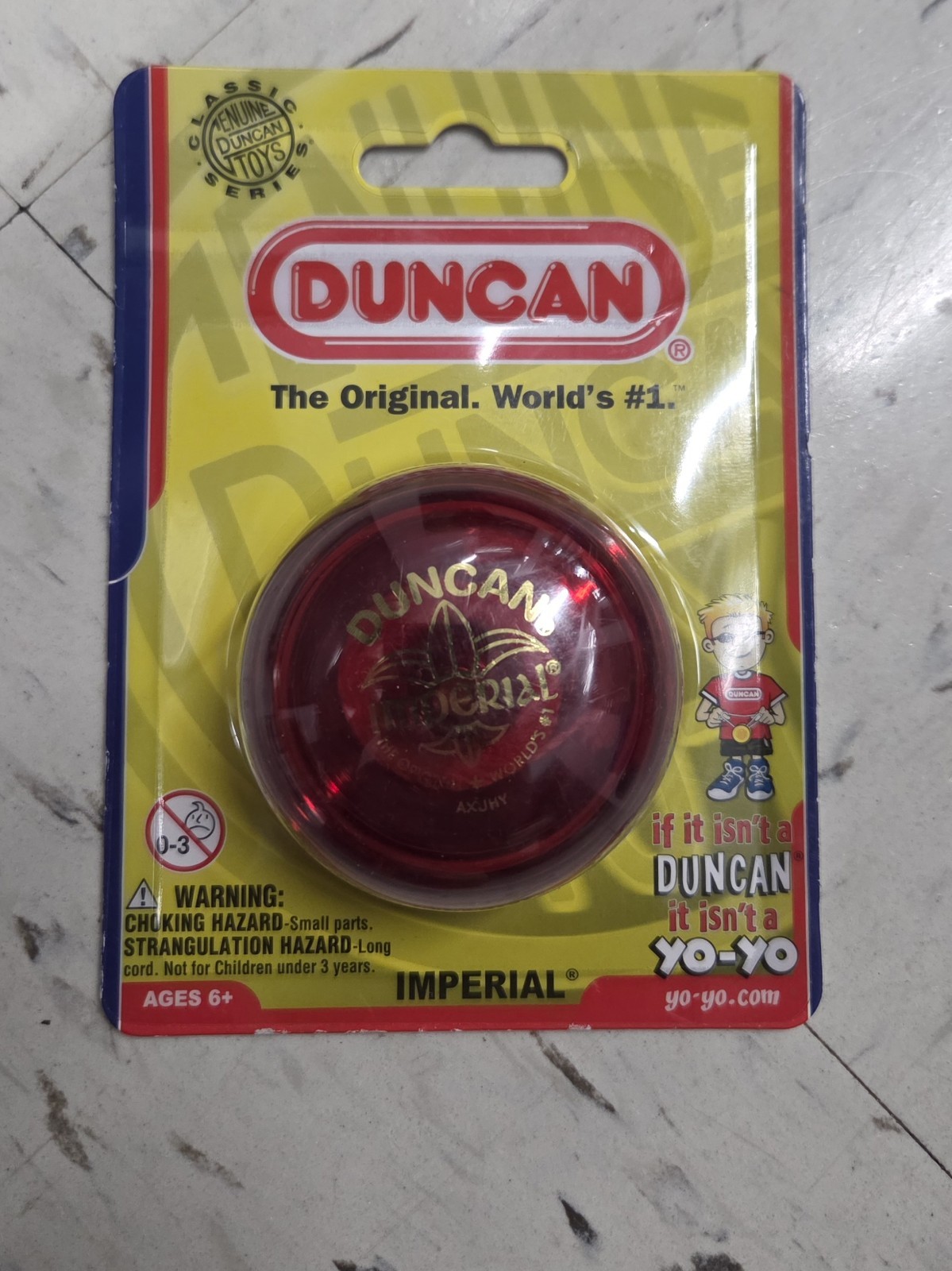 New Duncan Original Imperial Yo-Yo Toy RED Worlds Number #1