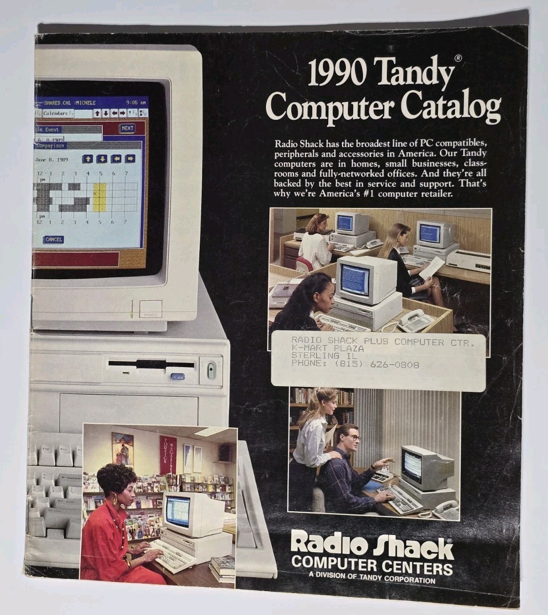 Vintage 1990 Tandy Computer Catalog Radio Shack  #RSC-21 55pgs Kmart Radio Shack