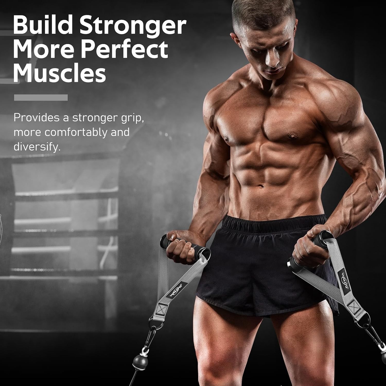 Ergonomic Cable Machine Handles - Durable Nylon for Ultimate Workout Performance